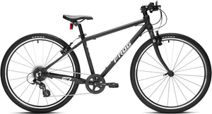 Frog 67 dark grey 26 inch wheel 8 speed lightweight hybrid mountain bike.
