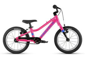Prevelo Alpha One pink 14 inch wheel ultralight children's bike with BALANCE-TEC™