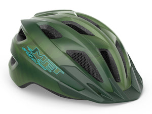 MET Crackerjack Green matt youths MTB helmet UN 52-57cm.