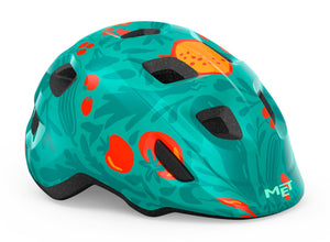 MET Hooray Green Fruit kids helmet.
