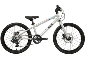 HOY Pentland 20 silver 20-inch wheel 7-speed lightweight hybrid mountain bike.