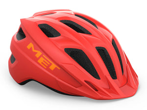 MET Crackerjack Scarlet Red matt youths MTB helmet UN 52-57cm.