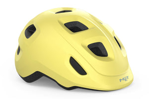 MET Hooray Soft Yellow kids helmet.