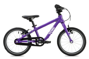 Yomo 14 purple 14-inch wheel lightweight hybrid mountain bike.