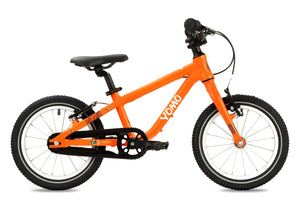 Yomo 14 orange 14-inch wheel lightweight hybrid mountain bike.