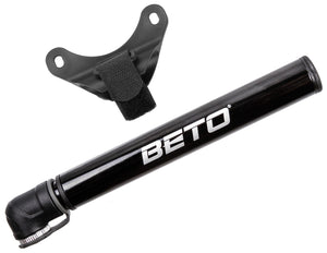 Beto SLG 55 black aluminium micro pump with bracket.