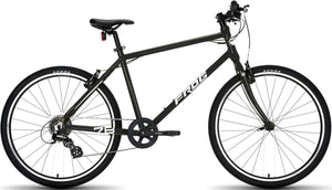 Frog 78 dark grey 26 inch wheel 8 speed lightweight hybrid mountain bike.