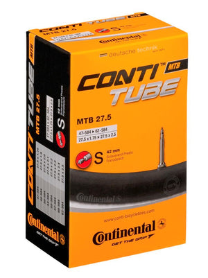 Continental MTB 27.5 Presta 42mm valve inner tube.