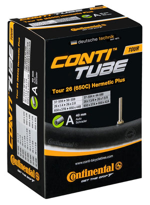 Continental Tour 26 Hermetic Plus 650c Schrader valve inner tube.