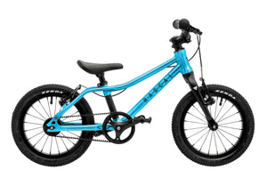 Rascal Classic 14 aquamarine 14-inch wheel lightweight hybrid mountain bike.