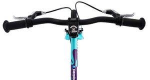 Squish 18 inch wheel aqua girls single speed lightweight hybrid mountain bike.