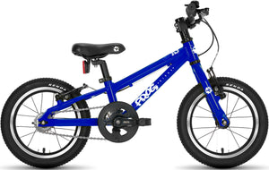 Frog 40 electric blue 14 inch wheel lightweight hybrid mountain bike.
