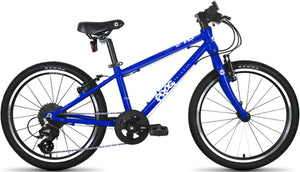 Frog 53 electric blue 20 inch wheel 8 speed lightweight hybrid mountain bike.