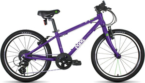 Frog 53 purple 20 inch wheel 8 speed lightweight hybrid mountain bike.