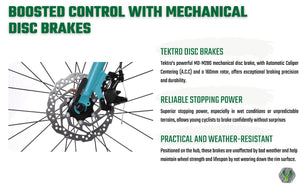 Yomo 24 - Boosted control with mechanical disc brakes.