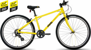 Frog 69 Tour de France™ yellow edition 26 inch wheel 8 speed lightweight hybrid mountain bike.