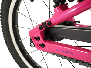 Prevelo Alpha One adjustable precision rear dropouts for easy tyre changes.