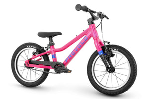 Prevelo Alpha One pink 14 inch wheel ultralight children's bike with BALANCE-TEC™