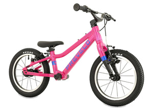 Prevelo Alpha One pink 14 inch wheel ultralight children's bike with BALANCE-TEC™