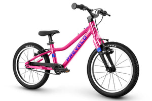 Prevelo Alpha Two pink 16 inch wheel ultralight children's bike with BALANCE-TEC™