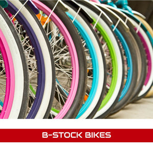  B-Stock bikes - brand new bikes that are not quite perfect, with even more discounts! 