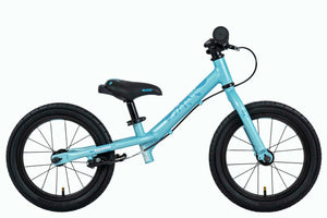Squish mint 14 inch wheel lightweight balance bike.