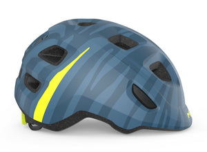MET Hooray Blue Zebra kids helmet.