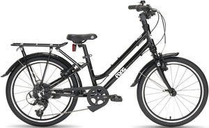 Frog City 53 black 20 inch wheel 8 speed lightweight city bike.