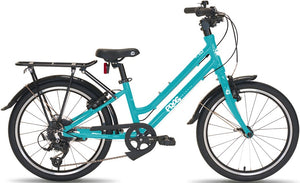 Frog City 53 teal 20 inch wheel 8 speed lightweight city bike.