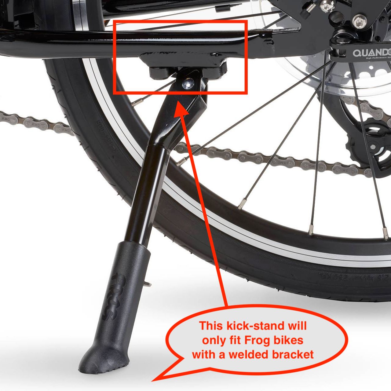 Frog Direct-Fit Kickstand (For New Gen Frog Bikes) North Bikes