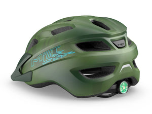 MET Crackerjack Green matt youths MTB helmet UN 52-57cm.