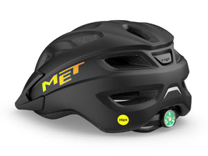 MET Crackerjack MIPS Black matt youths MTB helmet UN 52-57cm.