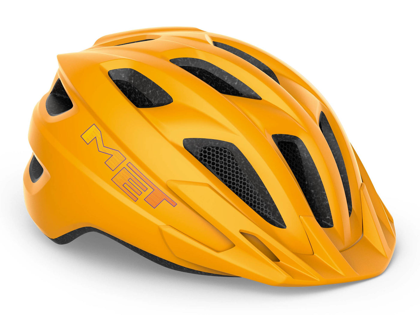 MET Crackerjack Orange Youths MTB Helmet UN 52-57cm North Bikes