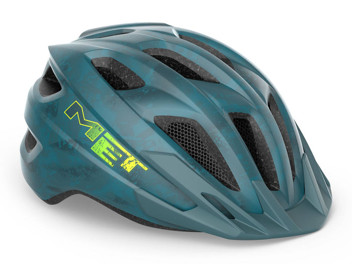 MET Crackerjack Petrol youths MTB helmet UN 52-57cm