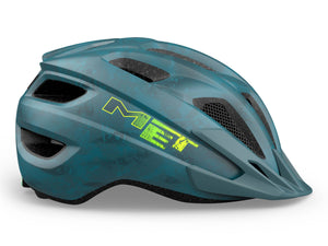 MET Crackerjack Petrol matt youths MTB helmet UN 52-57cm.