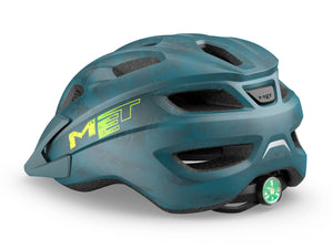 MET Crackerjack Petrol matt youths MTB helmet UN 52-57cm.