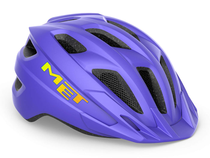 MET Crackerjack Purple youths MTB helmet UN 52-57cm