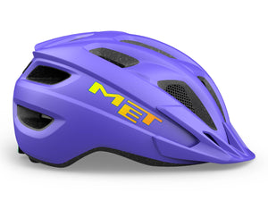 MET Crackerjack Purple matt youths MTB helmet UN 52-57cm.