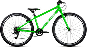 Forme Kinder MX26 green 26 inch wheel 8 speed lightweight hybrid bike.