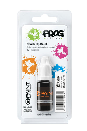 G-Paint Frog Bikes black (City) touch-up paint.