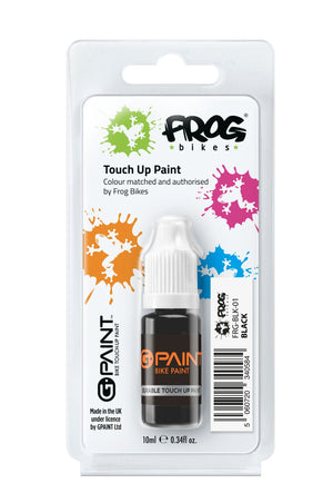 G-Paint Frog Bikes black touch-up paint.