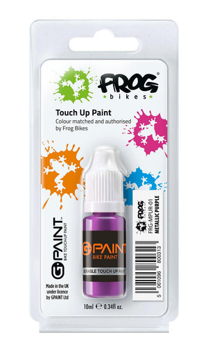 G-Paint Frog Bikes metallic purple touch-up paint