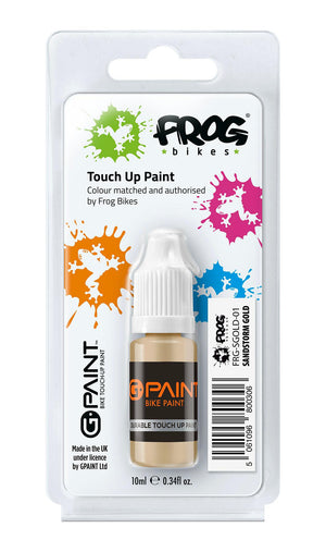 G-Paint Frog Bikes sandstorm gold touch-up paint