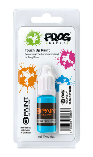 G-Paint Frog Bikes Team SKY Blue touch-up paint.