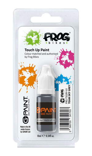 G-Paint Frog Bikes Team SKY Grey touch-up paint.