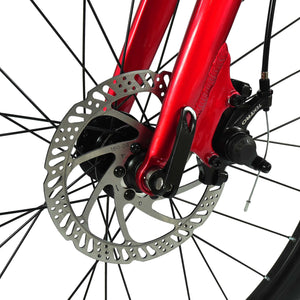 HOY Pentland 24 front mechanical disc brake.