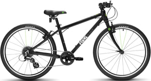 Frog 61 black 24 inch wheel 8 speed lightweight hybrid mountain bike.