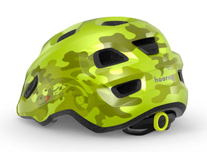 MET Hooray Lime Chameleon kids helmet.