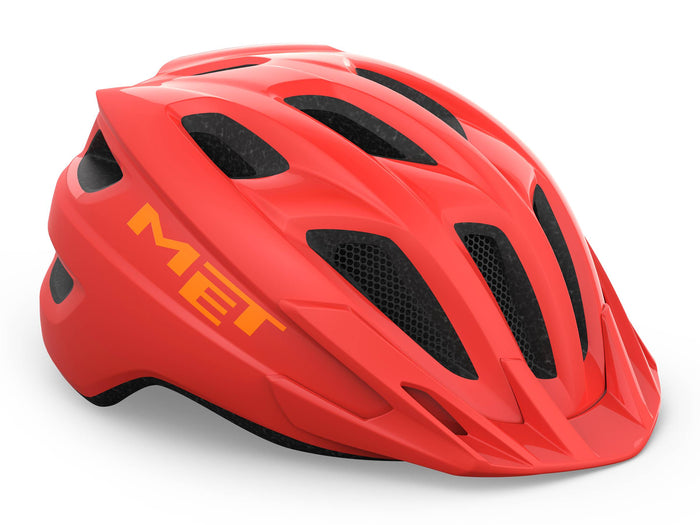MET Crackerjack Scarlet Red youths MTB helmet UN 52-57cm