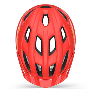 MET Crackerjack Scarlet Red matt youths MTB helmet UN 52-57cm.